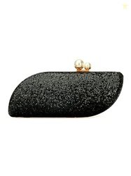 TOOBA Handicraft Hand Embroidered Box Clutch Bag Purse for Bridal, Cas