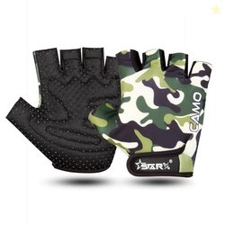 STAR X Camo Gym Gloves Army Black for Men and Women