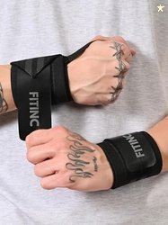 FITINC Weight Lifting Wrist Support for Men & Women with Thumb Loop St