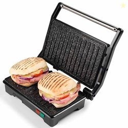 Salter Megastone Electric Health Grill & Panini Press - Non-Stick Plat