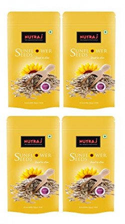 Nutraj Sunflower Seeds 800g (200g x 4) Pouch | Seeds for Eating | Seed