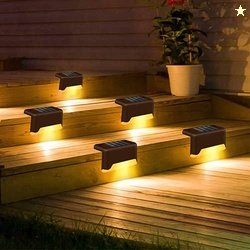 Epyz Solar Light Outdoor Waterproof Step Lights Deck Lighting for Step