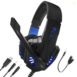 PunnkFunnk BattleKiller Gaming Headset Multi-Platform Compatible with
