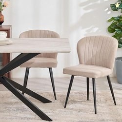 Home Centre Dining Chair Voxen Metal 2 Dining Chairs | Metal Dining Ch
