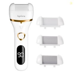 Lifelong Rechargeable Callus Remover for Feet | Electronic Foot Scrubb