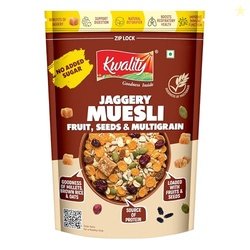 Kwality Muesli Jaggery, Fruits, Seeds & Crunch 400g | Goodness Millets