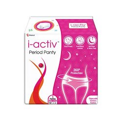 i activ Period Panty for Girls & Women | L-XL | 5's Pack | Disposable