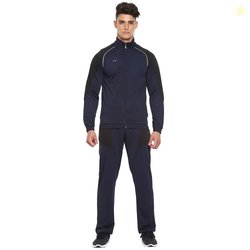 Nivia EURO-06 Tracksuit (Black/Navy, S)