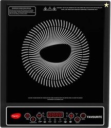 Pigeon 1800 W Induction Cooktop Push Button(Black, Favourite)
