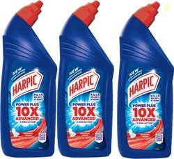 Harpic Power Plus | Disinfectant Original Liquid Toilet Cleaner(3 x 1