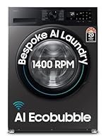 Samsung Smart Choice 12 kg, 5star, AI Ecobubble, Super Speed, Wi-Fi, Hygiene Steam with Inbuilt Heater, Digital Inverter, Fully-Automatic Front Load Washing Machine (WW12DG5B24AXTL, Inox)