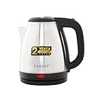 Cadlec Aquanix 1.8 Litre Electric Kettle with Stainless Steel Body | Automatic Cut-Off | Cool-Touch Handle & Lid | Multi-Use for Tea, Coffee, Noodles | 1500W | 2-Year Warranty