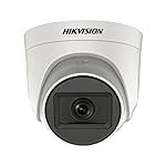 HIKVISION 5 MP Indoor Dome CCTV Camera with inbuilt Audio Mic DS-2CE76H0T-ITPFS White Wired, 1080P