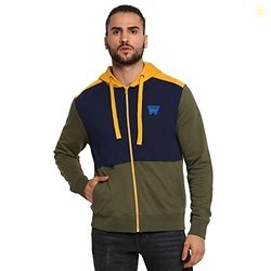 Wrangler Multicolor Austin Hooded Regular Fit Sweatshirt