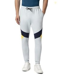 FYLTR Men's Colourblock Joggers with Elasticated Waist and Contrast Dr