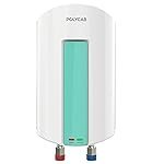 POLYCAB Intenso 3 litre, 3 KW Electric Instant Geyser (Water Heater) For Home & Kitchen | Efficient Heating Element | Enhanced Safety Measures | 5 years tank & 2 years product warranty