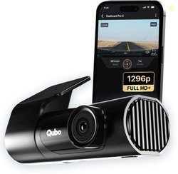 Qubo Smart Dashcam Pro X| FHD+| 1296p| NightPulse Visio...