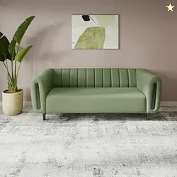 GODREJ INTERIO Sofa Paramount 3 Seater Fabric Sofa for Living Room, 1-