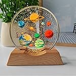 One94Store 3D Acrylic LED Night Light with Planet Design â Warm White Ambient Lighting Decorative Table Lamp with Durable Plastic Base for Bedroom, Living Room, Study, Kids Room, Home DÃ©cor & Gifting