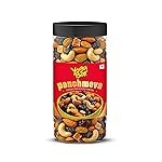 Yogabar Panchmeva Premium Nuts and Dry Fruits Mix- 400 gm Jar | Almonds | Cashews | Raisin | Dates
