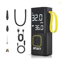 Dylect Tyre Inflator for Car and Bike| Home Use| Works Both on DC Port