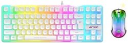 Ant Esports MK700 V2 Membrane TKL Wired Gaming Keyboard - Mercury Whit