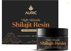 Auric Lab Certified Shilajit Resin For Energy & Endurance with Brass S