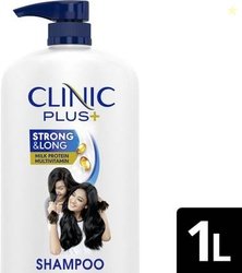 Clinic Plus Strong & Long, Healthy Hair Shampoo with Milk protein & Mu