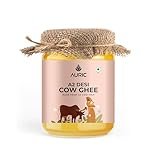 Auric A2 Bilona Desi Cow Ghee 500 ml – Pure Brijwasi Ghee – Bilona Curd Churned – Lab Tested – Perfect Aroma & Danedar Ghee – Grass Fed