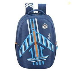 Skybags ASTRO AIRPLANE THEME BLUE SCHOOL BACKPACK 32L