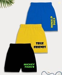 DISNEY BY MISS & CHIEF Short For Boys Casual Printed Cotton Blend(Mult
