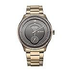 Titan Quartet Quartz Analog Grey Dial Brown Stainless Steel Strap Watch for Men – NT1890QM01