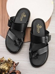 PRODOCK Men Solid Slip-On Flip Flops