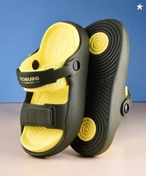 Koburg Strap Sports Sandals For Boys & Girls(Green , 12-13 Years)