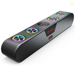 CrossBeats Blaze B30 Bluetooth 30W Soundbar Gaming RGB Light, AUX, BT,