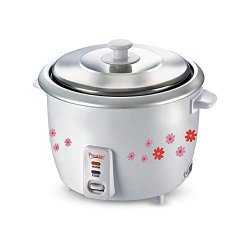 Prestige PRWO 1.8-2 Electric Rice Cooker| 2 Aluminium Cooking Pans | S