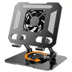 VOCO Rotatable Aluminium Laptop Stand with Magnetic Cooling Fan | 360