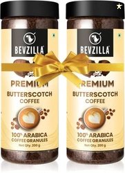 Bevzilla Pack Of 200 Gram x 2 Instant (Butterscotch) Coffee Powder Ins