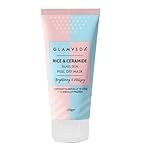 Glamveda Korean Glass Skin Rice & Ceramide Peel Off Mask for Men & Women | Reduces Signs of Ageing, Brightening & Even Tone Complexion |For Dry & Dull Skin|Dermatologically Approved Face Pack (100gm)