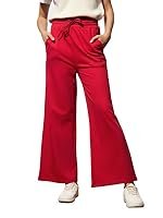 barcino Red Terry Track Pants
