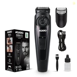 AGARO Beard Trimmer MT1122, 10 Length Settings with digital display US