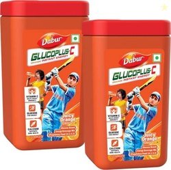 Dabur GlucoPlus-C Instant Energy Glucose Juicy & Tasty (Orange Powder)