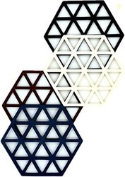 MAPPERZ Silicone Trivet Mats Table Mats Heat Resistant Hot Pans Non-Sl