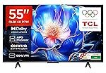 [SBI Credit Card Emi] TCL 139 cm (55 inches) 4K Ultra HD Smart QLED Google TV 55P71K