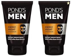 Pond's Men Energy Bright Anti-Dullness Facewash With Coffee Bean, 100