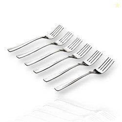 Tosaa Baby Fork Royal Plain 16G-Pack of 6 for Home & Kitchen,Use for L