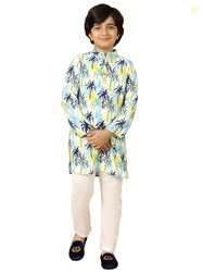 A.T.U.N. (ALL THINGS UBER NICE) Palm Tree Kurta & Pyjama Set