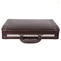 HYATT Leather Accessories 17 Inches Men's Leather Briefcases Office Ba