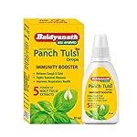 Baidyanath Panch Tulsi Drops 30 ml | Ayurvedic Immunity Booster | Cough And Cold Relief | Natural Detox & Respiratory Support | Anti-Oxidant Effect | Oral Health | Digestion | With 5 Types of Tulsi Extracts