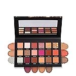 FASHION COLOUR Desert Rose 18 Eyeshadow Palette | Highly Pigmented & Easy to Blend | Matte and Metallic Shades | Easy-To-Blend & Build Up | 18gm